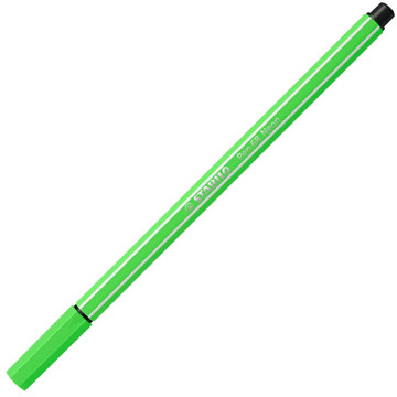 viltstift Stabilo pen 68-033 1.0mm neon groen