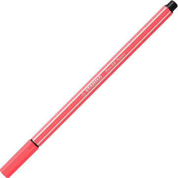 viltstift Stabilo pen 68-040 1.0mm neon rood