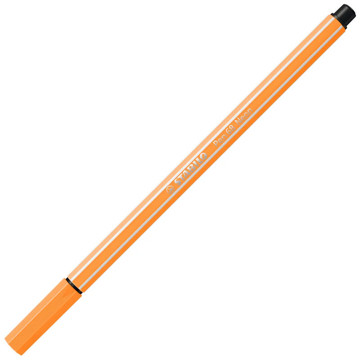 viltstift Stabilo pen 68-054 1.0mm neon oranje