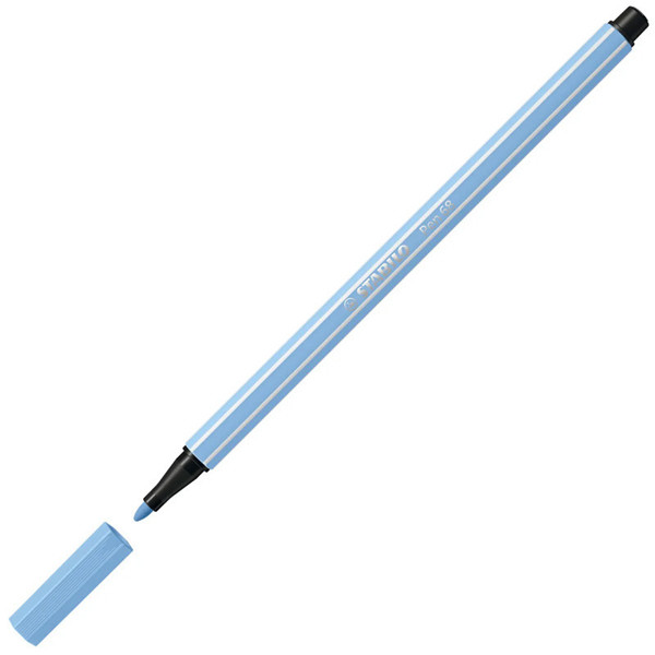 viltstift Stabilo pen 68-11 1.0mm ijs blauw