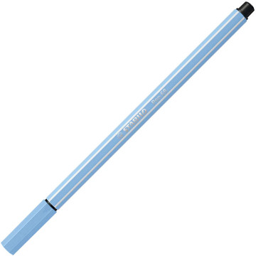 viltstift Stabilo pen 68-11 1.0mm ijs blauw