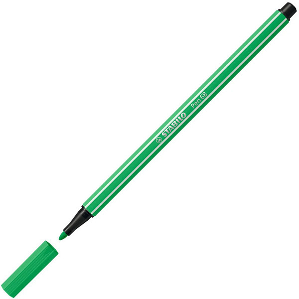 viltstift Stabilo pen 68-16 1.0mm licht smaragdgroen