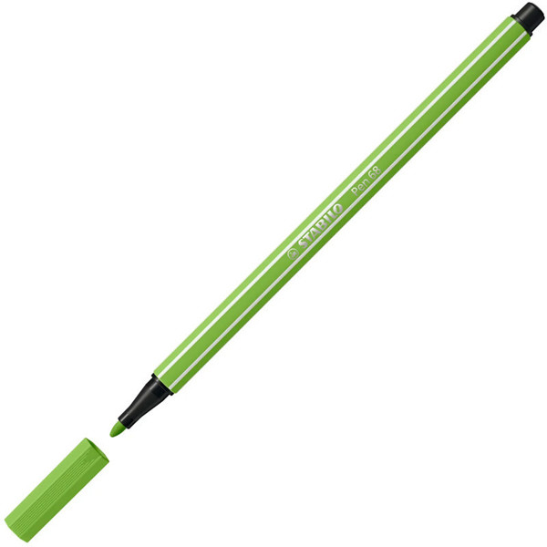 viltstift Stabilo pen 68-33 1.0mm licht groen