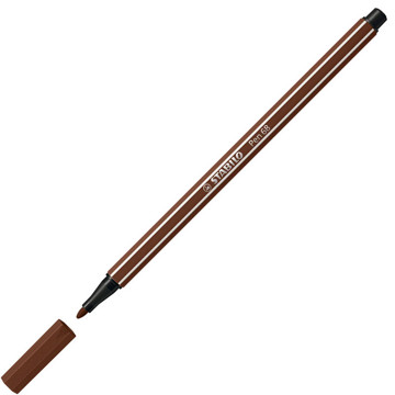 viltstift Stabilo pen 68-45 1.0mm bruin