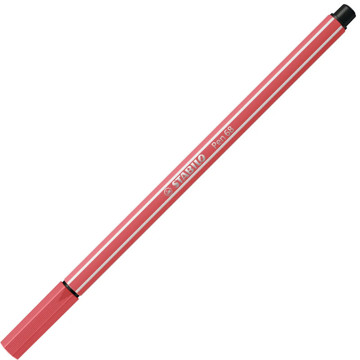 viltstift Stabilo pen 68-47 1.0mm roestig rood