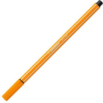 viltstift Stabilo pen 68-54 1.0mm oranje