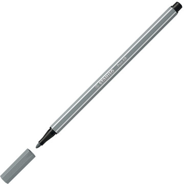 viltstift Stabilo pen 68-95 1.0mm middel koud grijs