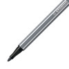 viltstift Stabilo pen 68-96 1.0mm donkergrijs