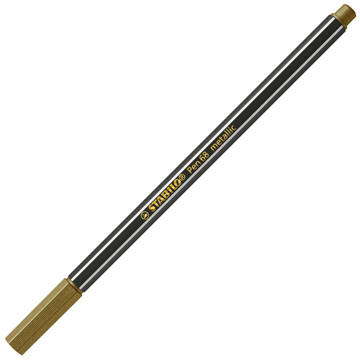 viltstift Stabilo pen 68-810 1.4mm metallic goud