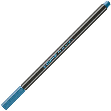 viltstift Stabilo pen 68-841 1.4mm metallic blauw