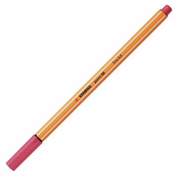 fineliner Stabilo point 88-040 neon rood