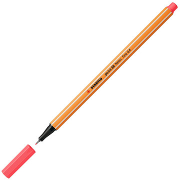 fineliner Stabilo point 88-040 neon rood