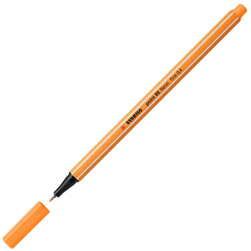 fineliner Stabilo point 88-054 neon oranje