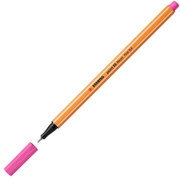 fineliner Stabilo point 88-056 neon roze