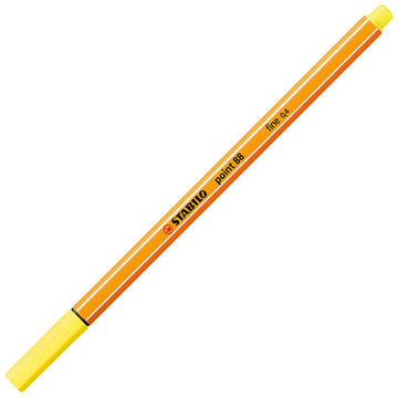 fineliner Stabilo point 88-24 citroen geel