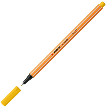 fineliner Stabilo point 88-44 geel