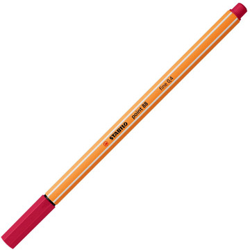 fineliner Stabilo point 88-50 donkerrood