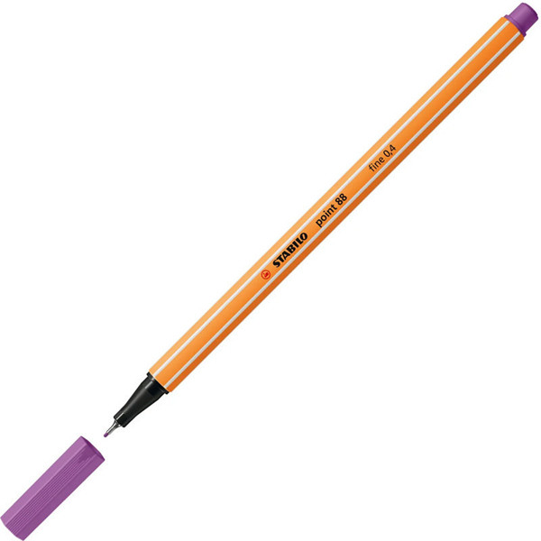 fineliner Stabilo point 88-60 pruimen paars