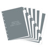 Filofax Notebook A5  index 12-tabs maand