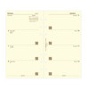 filofax Personal calendarium 7 dagen op 2 pagina's  Engels blanco cotton cream