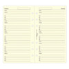 filofax Personal naam / adres /  telefoon / mobiel / E-mail cotton cream