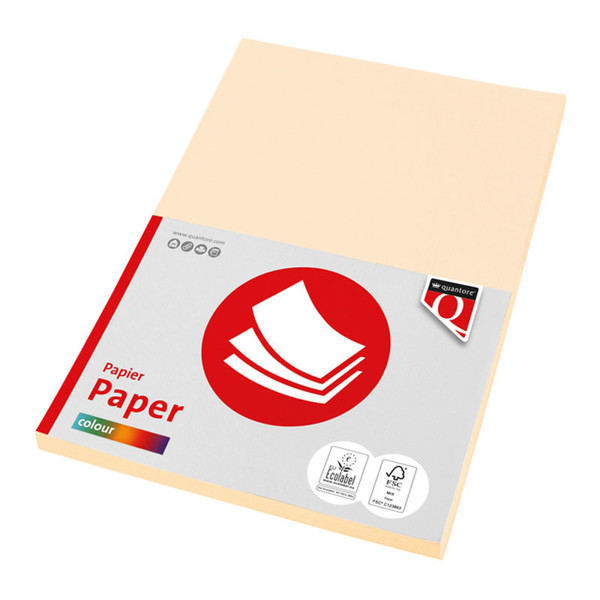 kopieerpapier Quantore Colour A4 160gr 50vel creme