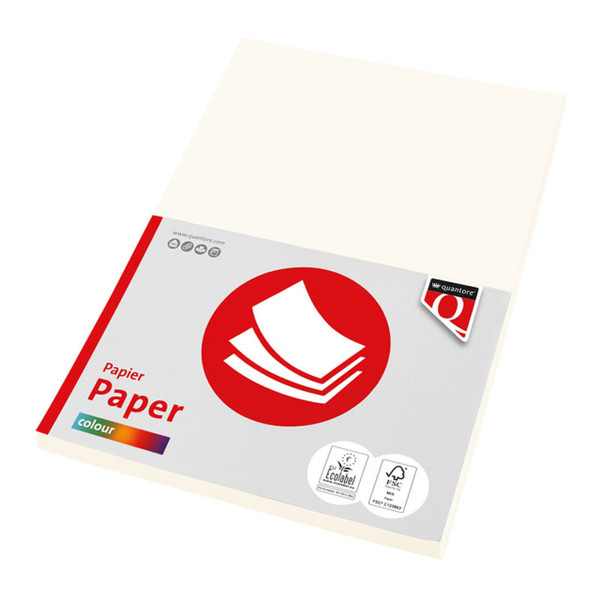  kopieerpapier Quantore Colour A4 160gr 50vel roomwit 