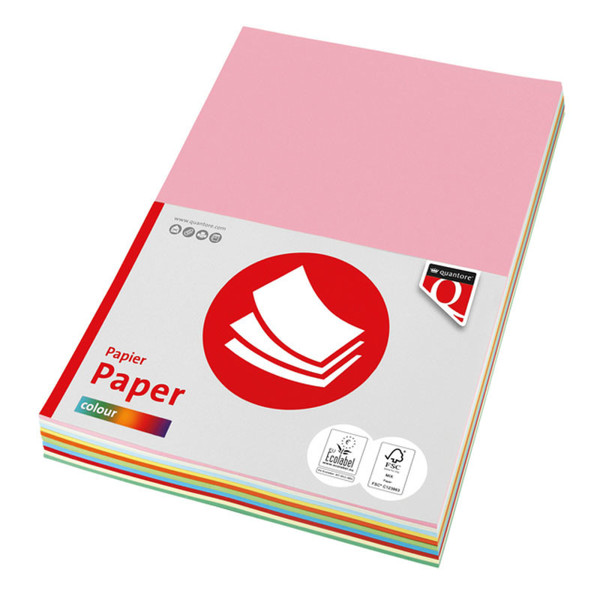 kopieerpapier Quantore Colour A4 160gr 50vel 10 kleuren