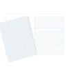 Filofax A4 gelijnd - geruit - blanco wit