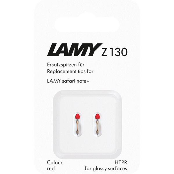 LAMY vervangende punten Z130 voor LAMY safari Note+ Red