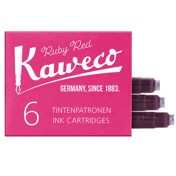 Kaweco inktpatronen Ruby Red