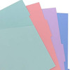 Filofax Notebook Pocket  index 4-tabs pastel coloured