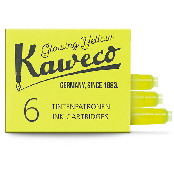 Kaweco inktpatronen Highlighter Yellow