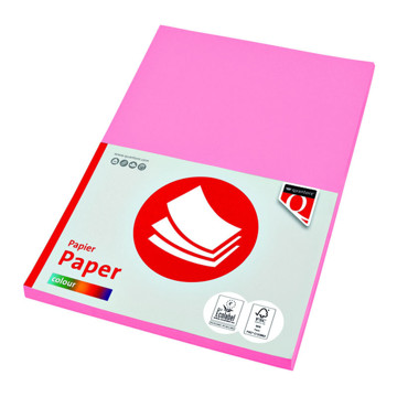 kopieerpapier Quantore Colour A4 160gr 50vel roze