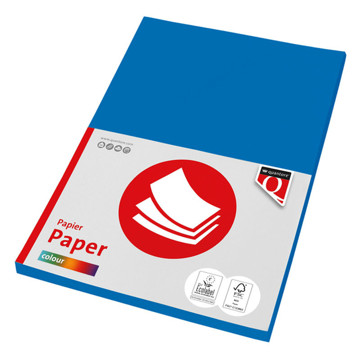 kopieerpapier Quantore Colour A4 120gr 100vel diepblauw