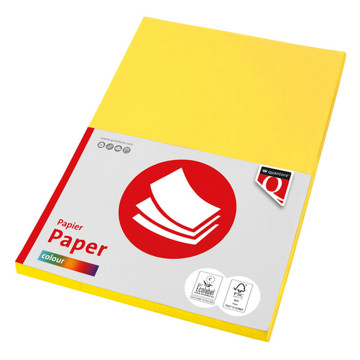 kopieerpapier Quantore Colour A4 120gr 100vel geel 