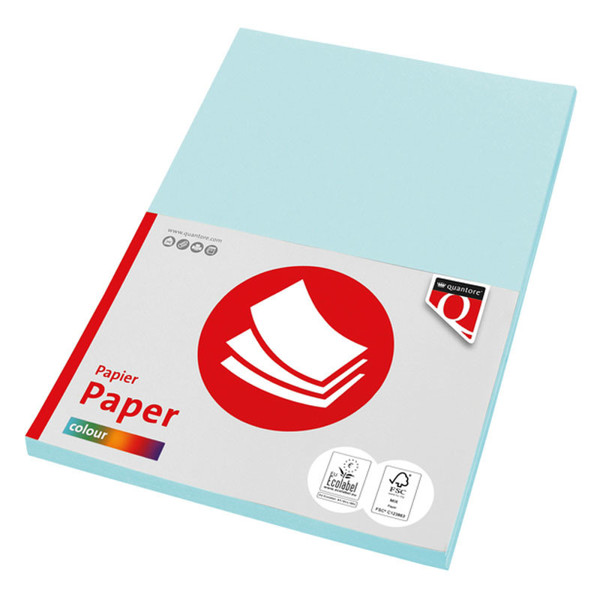 kopieerpapier Quantore Colour A4 120gr 100vel lichtblauw