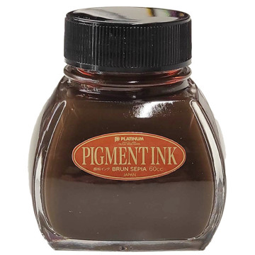 Platinum inktpot Pigment Ink Sepia - 60ml 