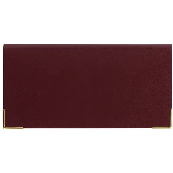 Letts of London agenda 2024 Classic Slim 7/2 dwars 82x166mm burgundy