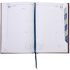 agenda Ryam President 136x207mm 1/1 + maandtabs - bordeaux