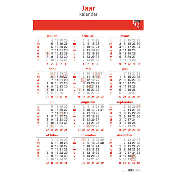 kalender Quantore  jaarkalender