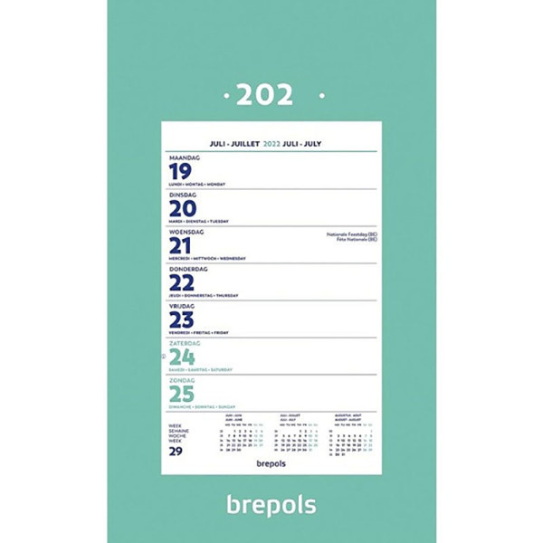 kalender Brepols weekkalender