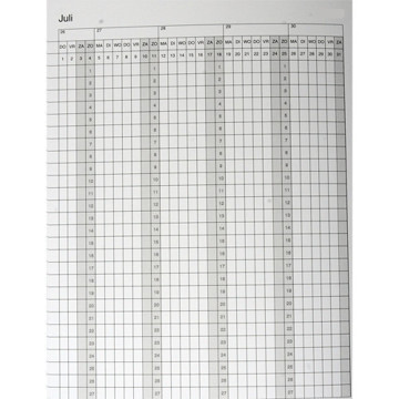  kalender Djois jaarplanner - personeel- en activiteitenplanner 