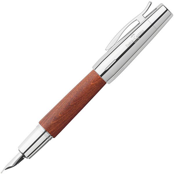 Faber-Castell E-Motion Pearwood Brown vulpen