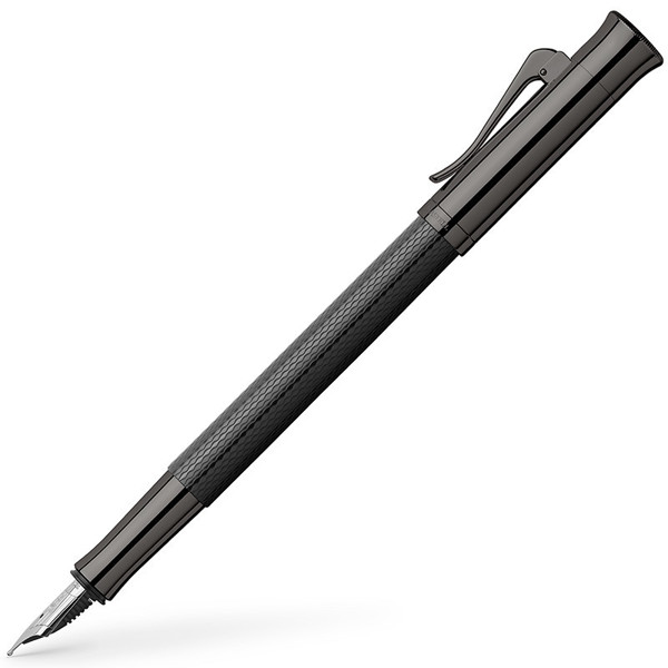 Graf von Faber-Castell Guilloche Black Edition vulpen