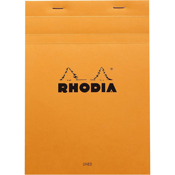 Rhodia notitieblok No.16 A5  gelijnd  geel papier