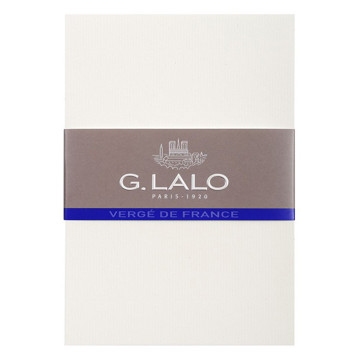 G.Lalo Vergé de France 25 kaarten 152x107mm 300g Extra Wit