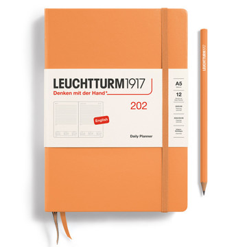 LEUCHTTURM1917 agenda A5 Dag Planner Apricot