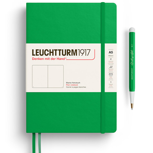 LEUCHTTURM1917 Medium A5 notitieboek Spring Leaf blanco