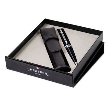 Sheaffer 300 Giftset Glossy Black CT balpen